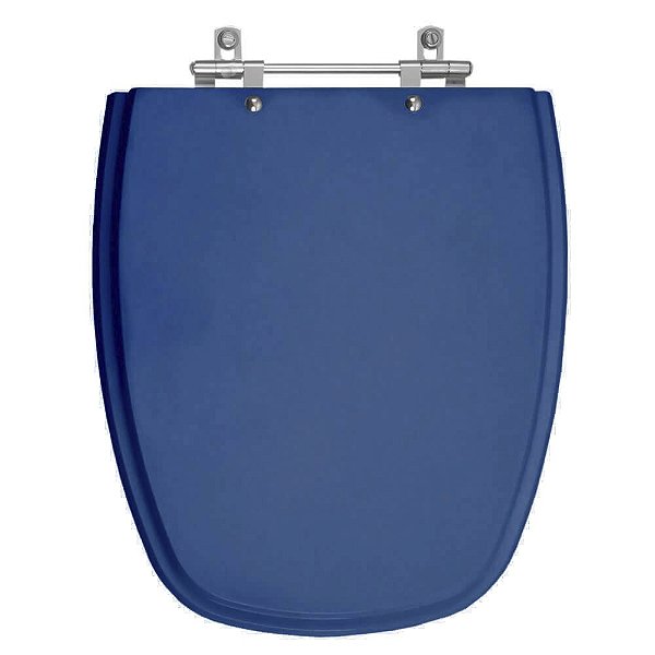 Assento Sanitário Monte Carlo Azul Para Vaso Deca