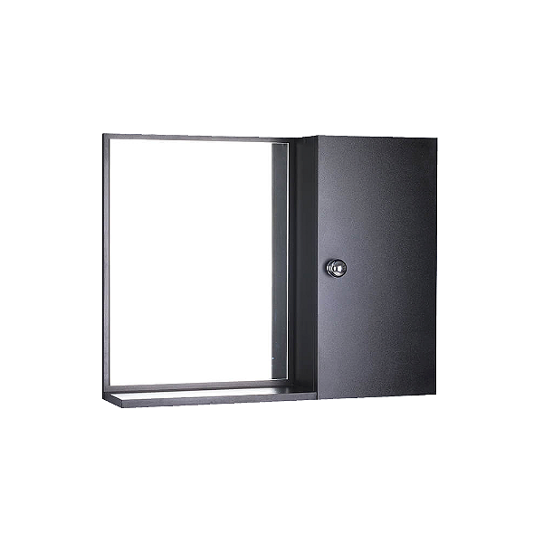 Armário Para Banheiro Com Espelho Cor Preto