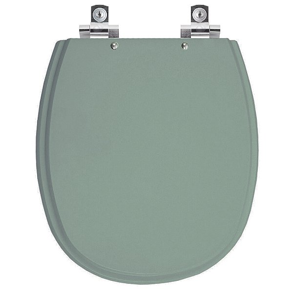 Assento Sanitário Soft Close Aspen Verde Malva para vaso Deca