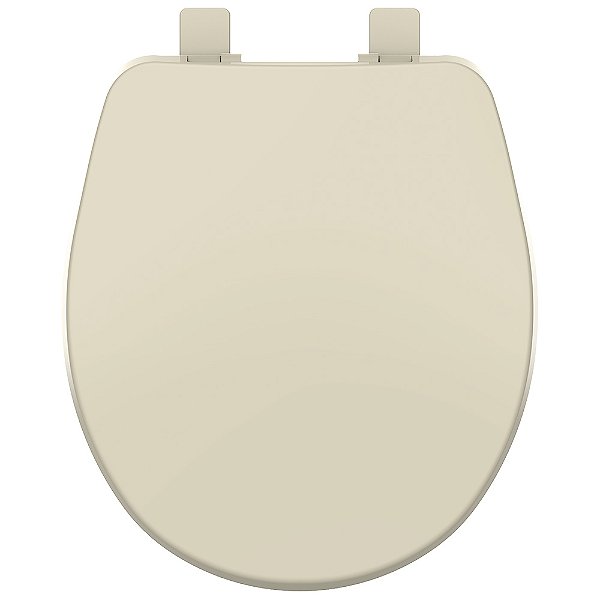Assento Sanitário Termofixo Soft Close Convencional Oval Biscuit para vaso Incepa