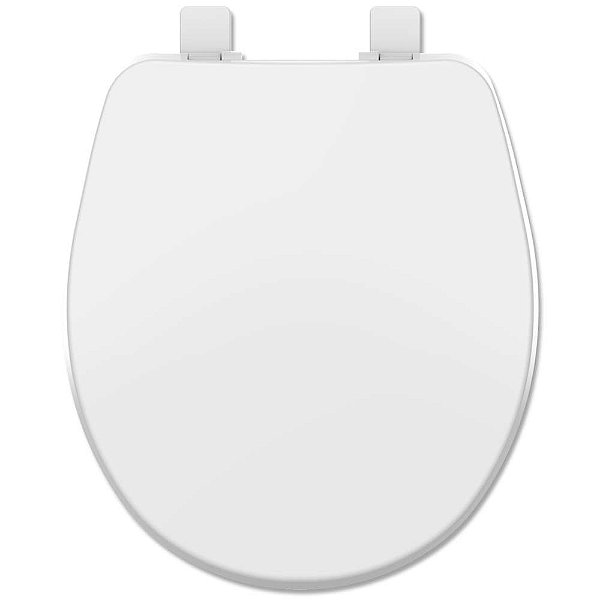 Assento Sanitário Termofixo Soft Close Convencional Oval Branco para vaso Incepa