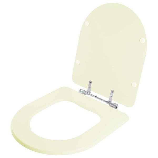 Assento Sanitário Smart Pergamon (Bege Claro) para vaso Celite