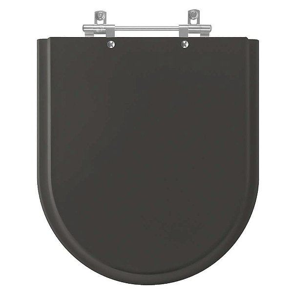 Assento Sanitário Smart Preto Fosco para vaso Celite