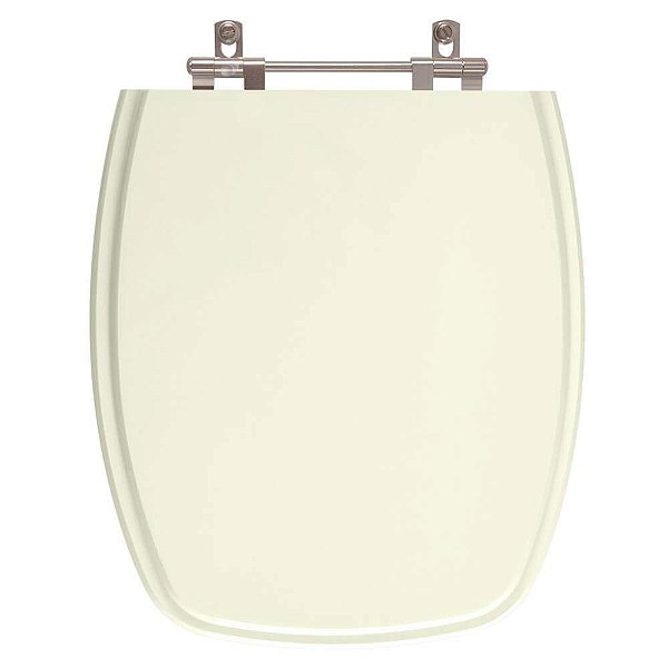 Assento Sanitário Primula Plus Marfim para vaso Fiori