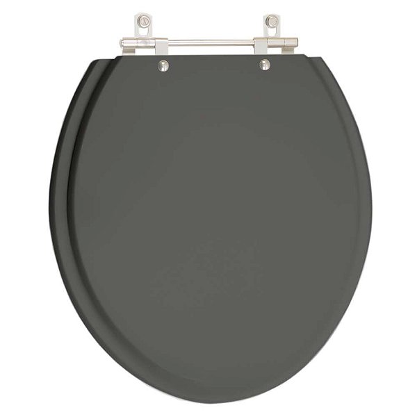 Assento Sanitário Convencional / Oval Cinza Plus (Cinza Escuro) para vaso Hervy