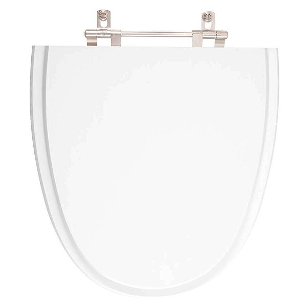 Assento Sanitário Poliester Aloha Branco para vaso Celite
