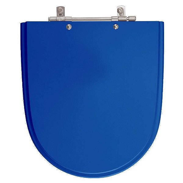 Assento Sanitário Poliester Mondiale Azul Mineral para vaso Celite