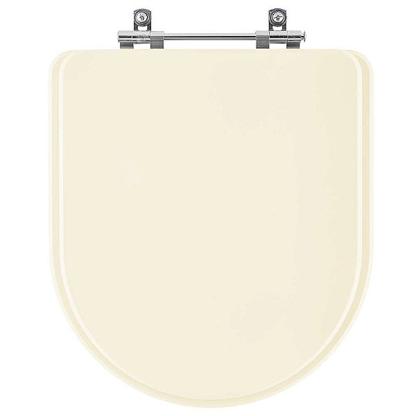 Assento Sanitário Poliester Firenze Palha (Bege Claro) para vaso Icasa