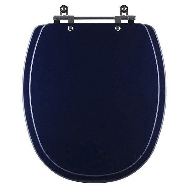 Assento Sanitário Poliester Ascot Azul Cobalto Para Vaso Ideal Standard