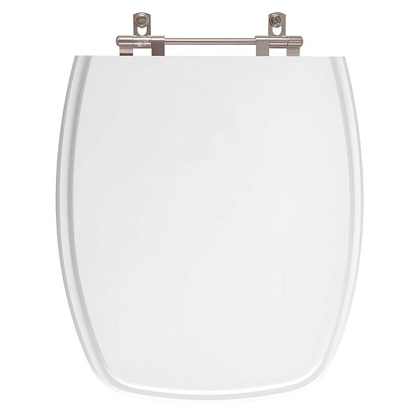 Assento Sanitário Poliester Viseu Branco para vaso Luzarte Estrela