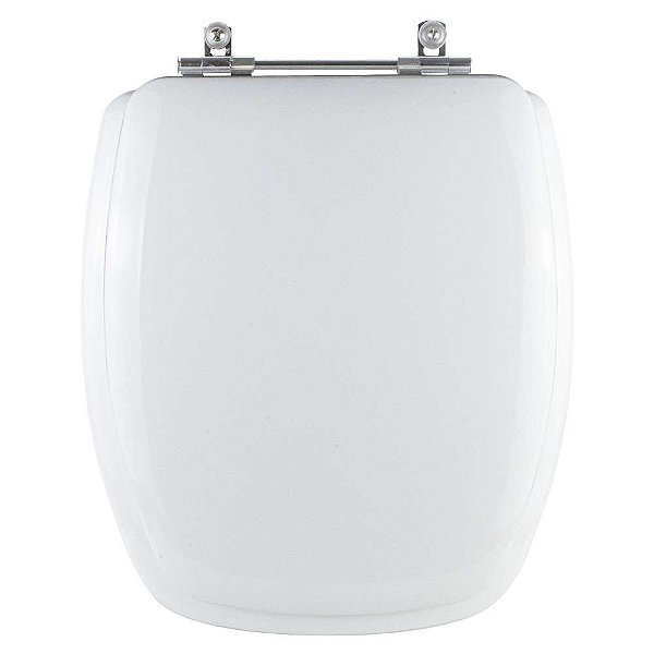 Assento Sanitário Almofadado Primula Plus Branco para vaso Fiori
