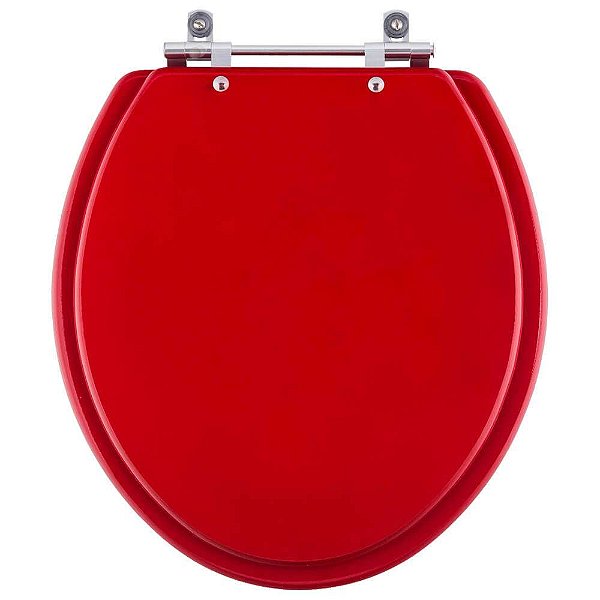 Assento Sanitario Colorido Vermelho para Vaso Convencional