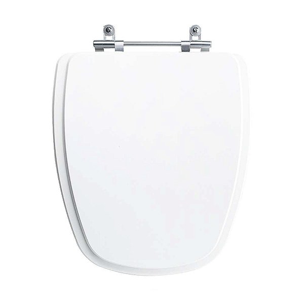 Assento Sanitário Tampa de Vaso Branco Resina Poliester Monte Carlo para bacia Deca