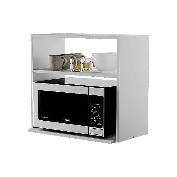 Suporte Nicho Aereo para Microondas Forno Elétrico Branco