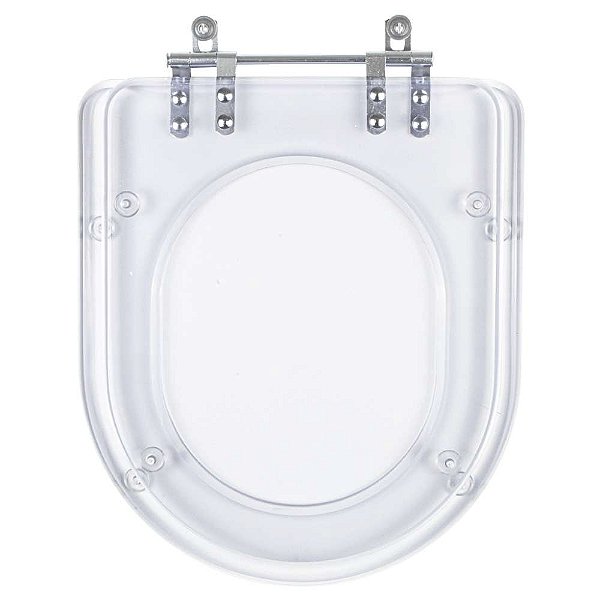Tampa de Vaso Acrilico Transparente Vesúvio para bacia Icasa 6lpf