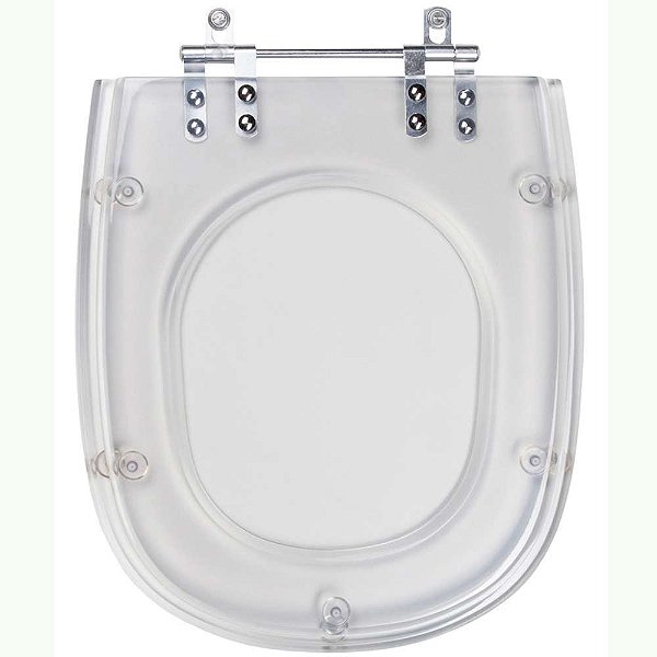 Tampa de Vaso Acrilico Transparente Optima para bacia Sensea 6lpf