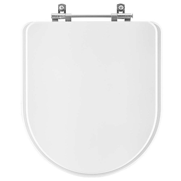 Tampa de Vaso Poliéster Levanzo Branco para louça Eternit