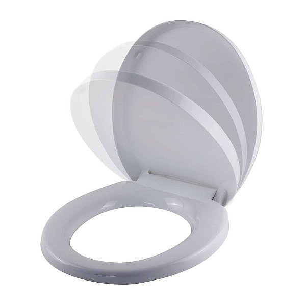 Tampa de Vaso Soft Close Colonial Branco para bacia Hervy