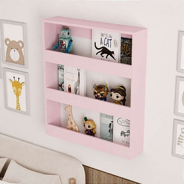 Nicho Aéreo Infantil Rosa Bambino Decorativo Multiuso
