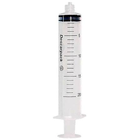 Seringa Descarpack 20ml Sem Agulha Luer Lock - Unidade