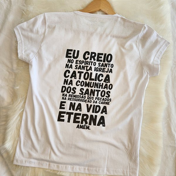 Babylook Creio Branca