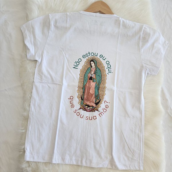 Babylook Não estou eu aqui Guadalupe costas