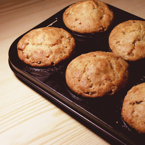 Muffin de baunilha
