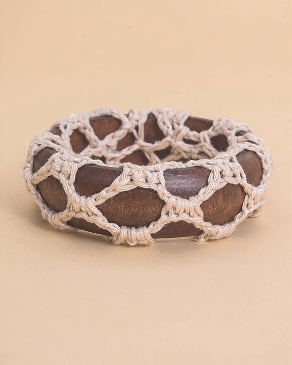Bracelete Croché
