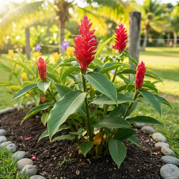 Alpinia Purpurata Vermelha