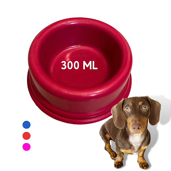 Comedouro Para Filhote Cachorro Gato Pet Nº1 Sortido 300Ml