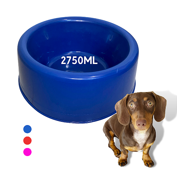 Comedouro de ração Extra Grande Para Cachorro Pet Nº5 2750Ml