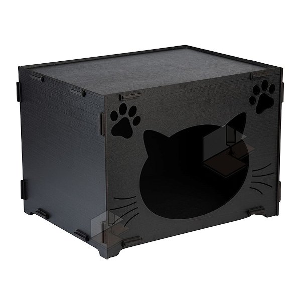 Kit 10 Casas de Gato Nicho Toca Caminha em MDF