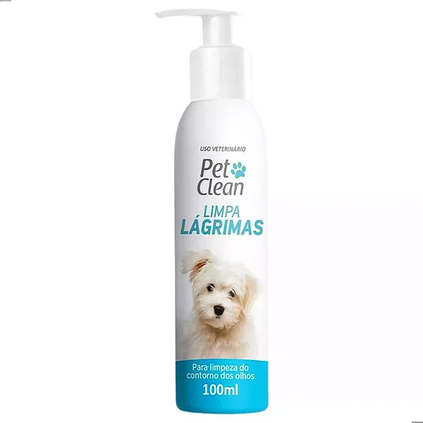 Limpa Lágrimas para Cães e Gatos Pet Clean 100 ml