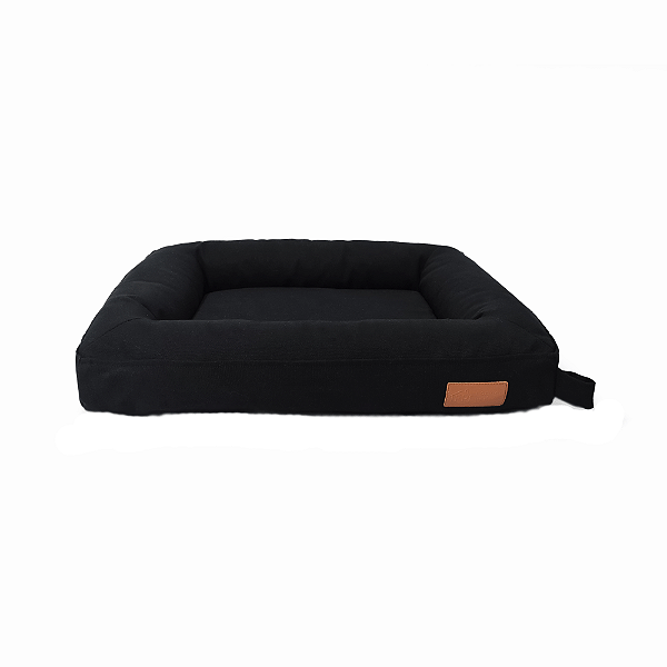 Cama Flat Fábrica Pet Preta M