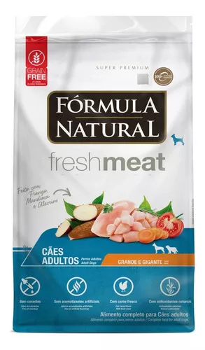 Ração Fórmula Natural Fresh Meat Cães Adultos Grande e Gigante Frango 12 kg