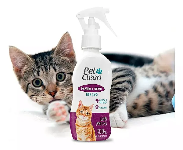 Banho a Seco para Gatos Pet Clean 300ml