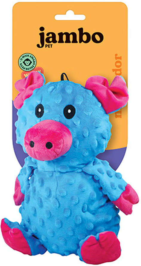 Mordedor Pelúcia Small Scam Porco Azul