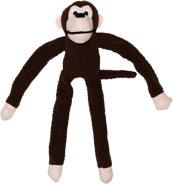 Mordedor Pelúcia Macaco Grande Marrom Kelev