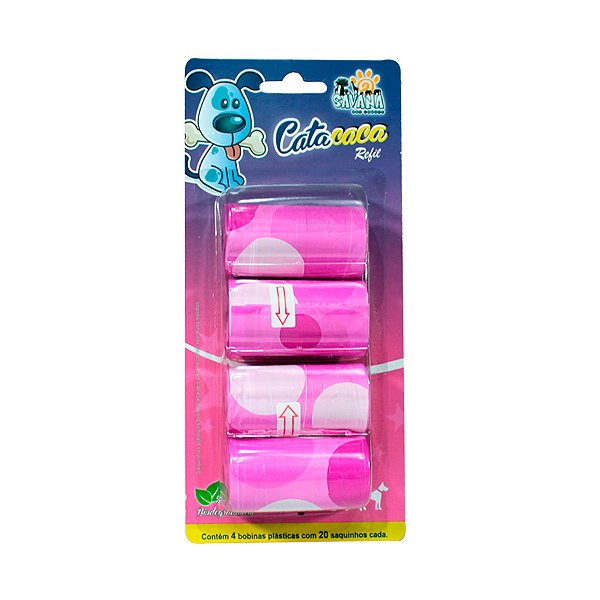Refil Cata Caca 4 Un - Rosa