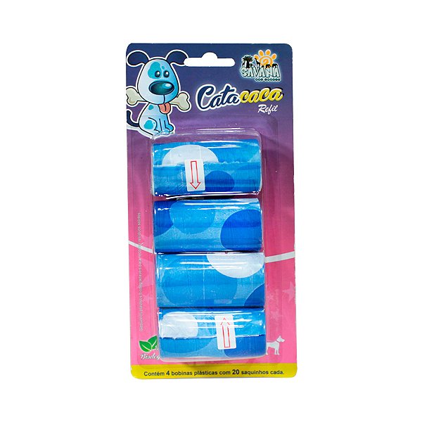 Refil Cata Caca 4 Un - Azul