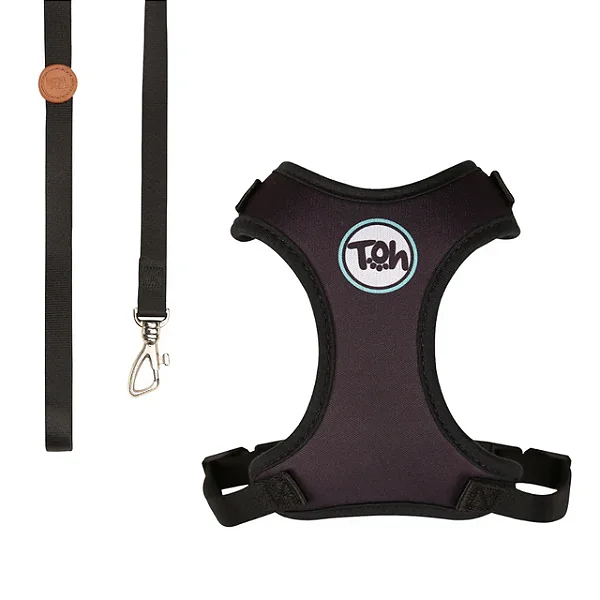 Conjunto Peitoral Neocomfy e Guia para Gatos