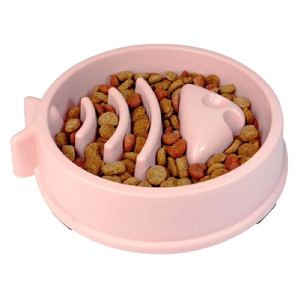 Comedouro Lento de Peixe para Gatos
