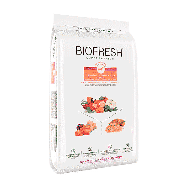 Ração Biofresh Light Cães Adultos Raças Pequenas e Minis Mix de Carnes