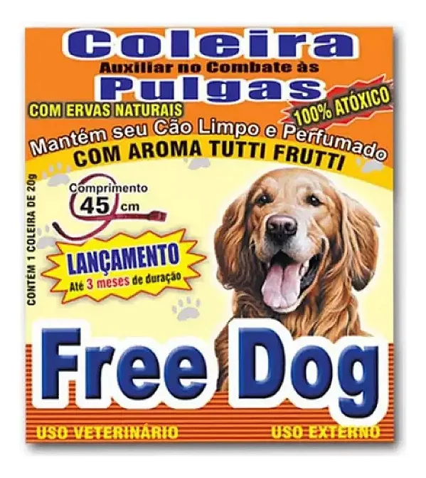 Coleira Anti-pulga Freedog Adulto 45cm