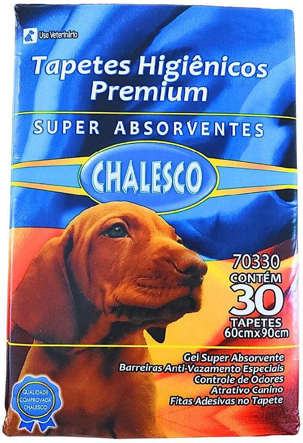 Tapete Higiênico Chalesco 60x90 cm - 30 unidades