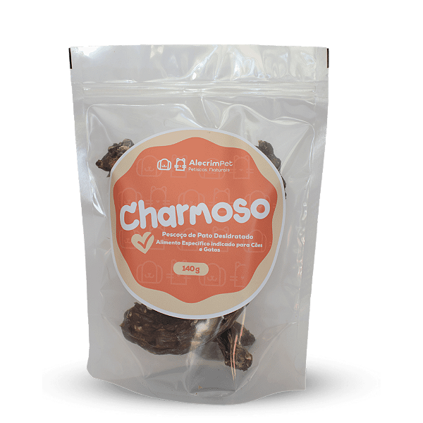 Petisco Natural para Cães e Gatos - Charmoso (Pescoço de pato)