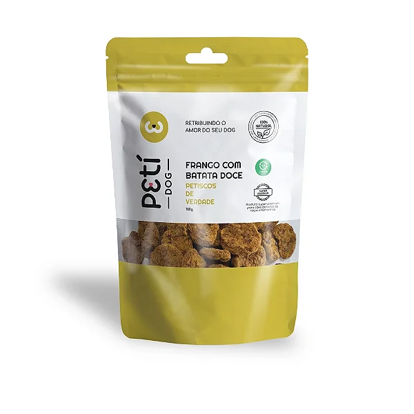 Petisco Natural Sabor Frango com Batata Doce - 100g