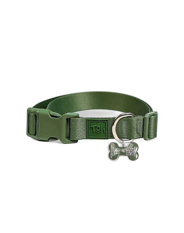 Coleira Avulsa Tag ID QR Code Florest