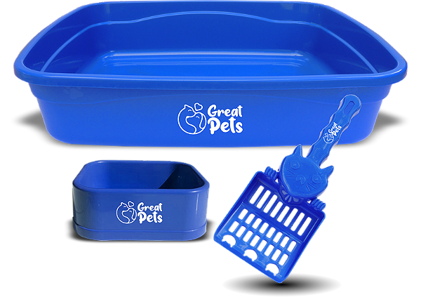 Kit Higiene com 3 peças - Azul