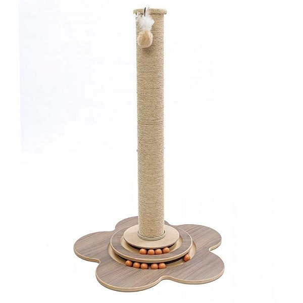 Arranhador Jundu Tam P Gatos Bege - São Pet